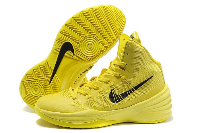 Nike Presse Dates Hyperdunks 2013 Chaussures Hommes Jaunes
